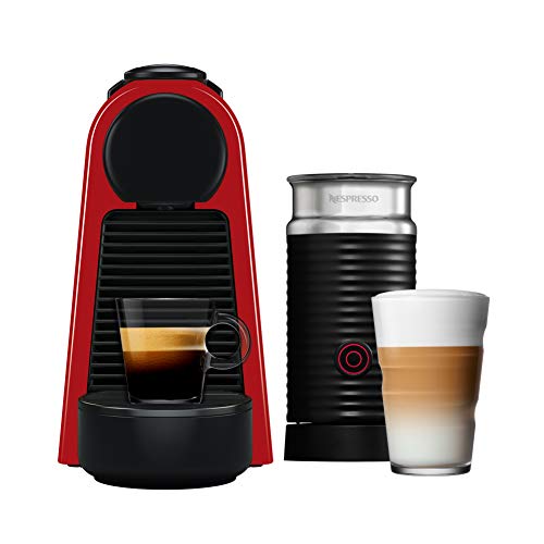 Nespresso Combo Essenza Mini Vermelha, Cafeteira com Aeroccino, 110V